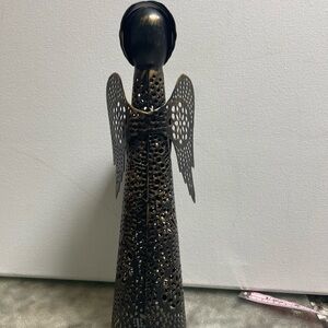 Victorian Style Brass Angel Candle Holder